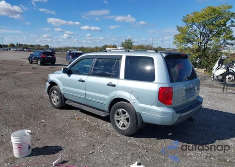 2003 Honda Pilot Ex-L from USA, damaged, VIN 2HKYF18783H527414